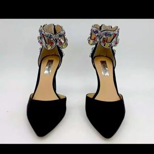 INC  Bejeweled Ankle Strap Heels Sz 10 💕